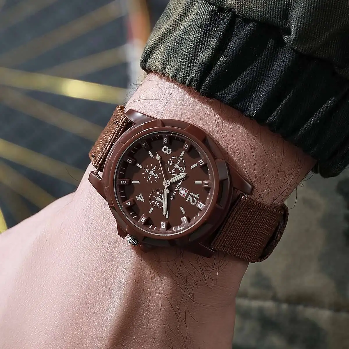 Men Military Watches Casual Nylon Band Mens Sport Quartz Watch Relogio Masculino Reloj Hombre(Without Box) - Image 14