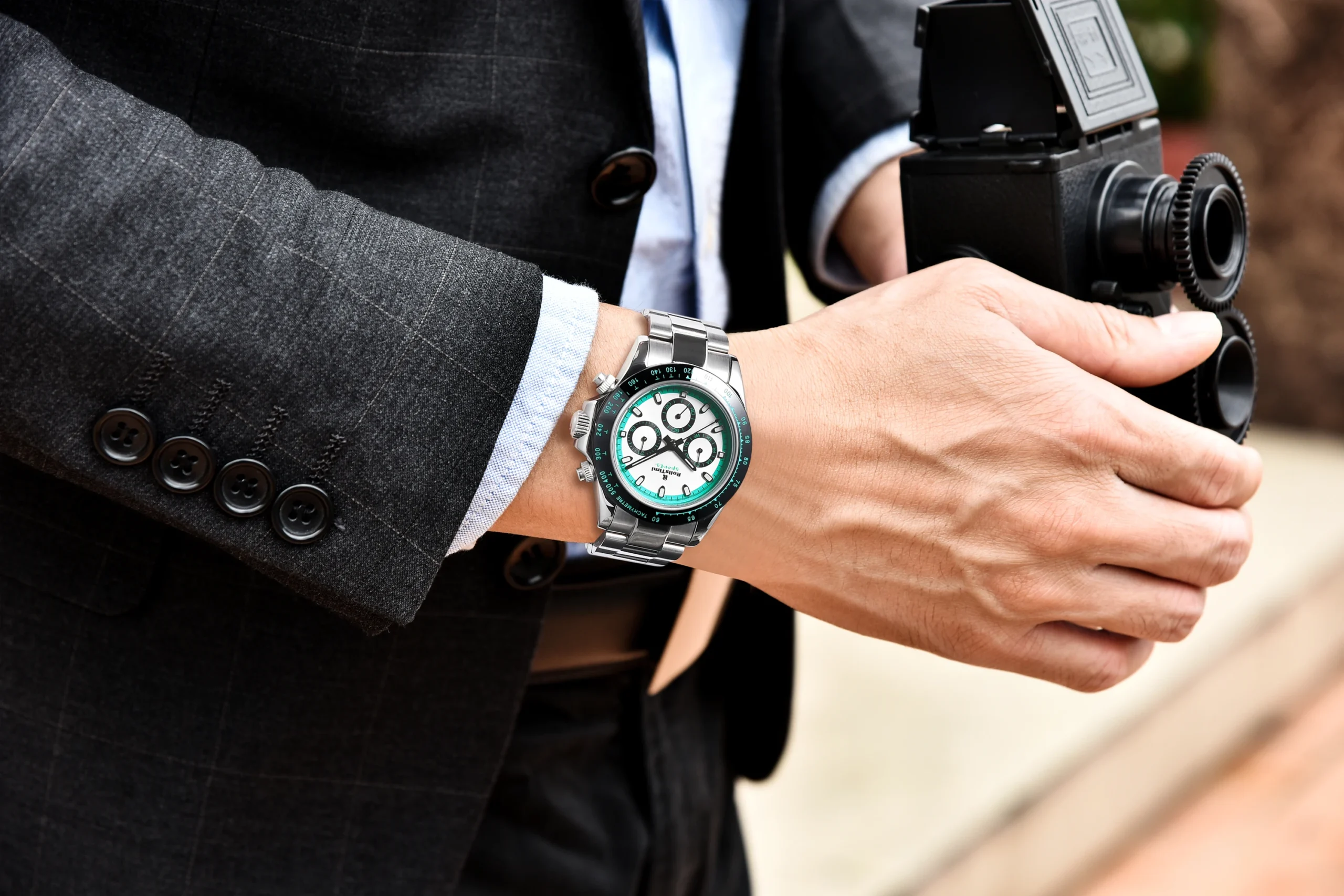 Men's watches top brand luxury mechanical watches men's Rollstimi137 luminous 30 meters waterproof stainless steel men's watches - Image 12