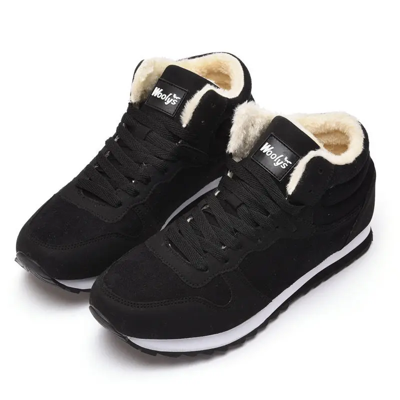 Men Boots Winter Shoes Mans Footwear Warm Fur Snow Boots Ankle Botas Hombre Winter Boots For Men Plush Winter Sneakers Plus Size - Image 7