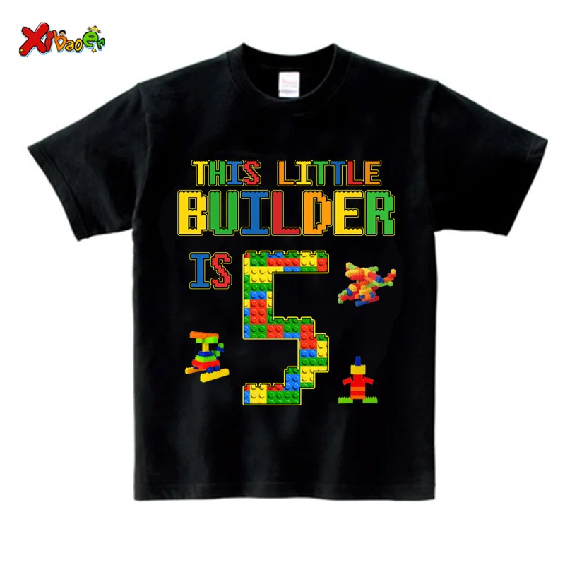 Birthday T Shirts for Kids Party Shirt Girl Custom Picture Clothes Outfits Kids Shirt Boy Shirt Clothing Children Outfit Summer - Image 18