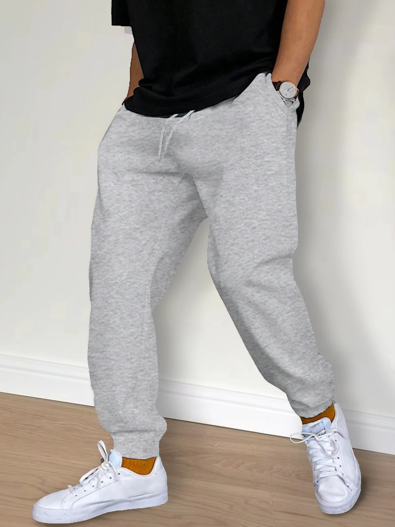 Men's Pants Casual Fashion Sports Pants Gym Sport Trousers for Men Jogger SweatpantsRunning Workout Jogging Long Pants - Image 4