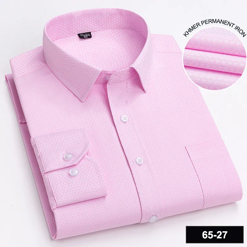 Men's Long Sleeve Shirt High-quality Fashion Casual Print Plaid Stripe Single Pocket Fit Business Formal Office Four Season Top - Image 30