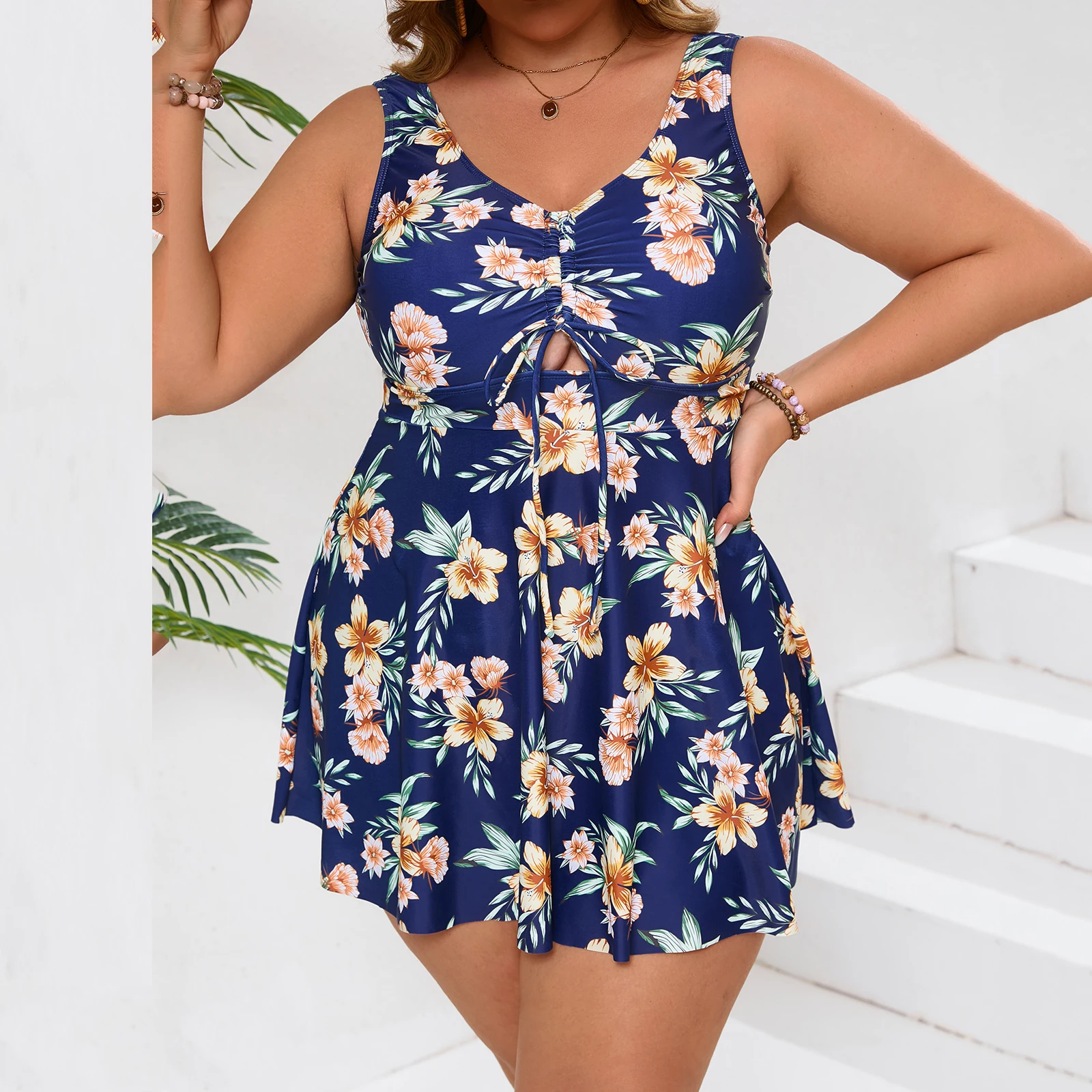 Tankini Two Piece Swimsuit Women 2026 Push Up Swimwear Female Big Size Bathing Suit Printed Beach Wear Swimming Summer L-XXXXXL - Image 21
