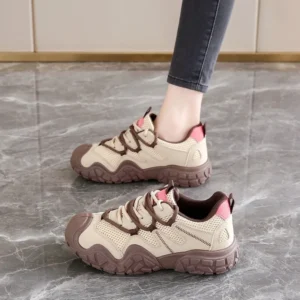 Casual Sport Shoes Women's Versatile Trendy Shoes Spring Autumn Winter Flat Heel Breathable Comfortable Anti-slip Wear-resistant