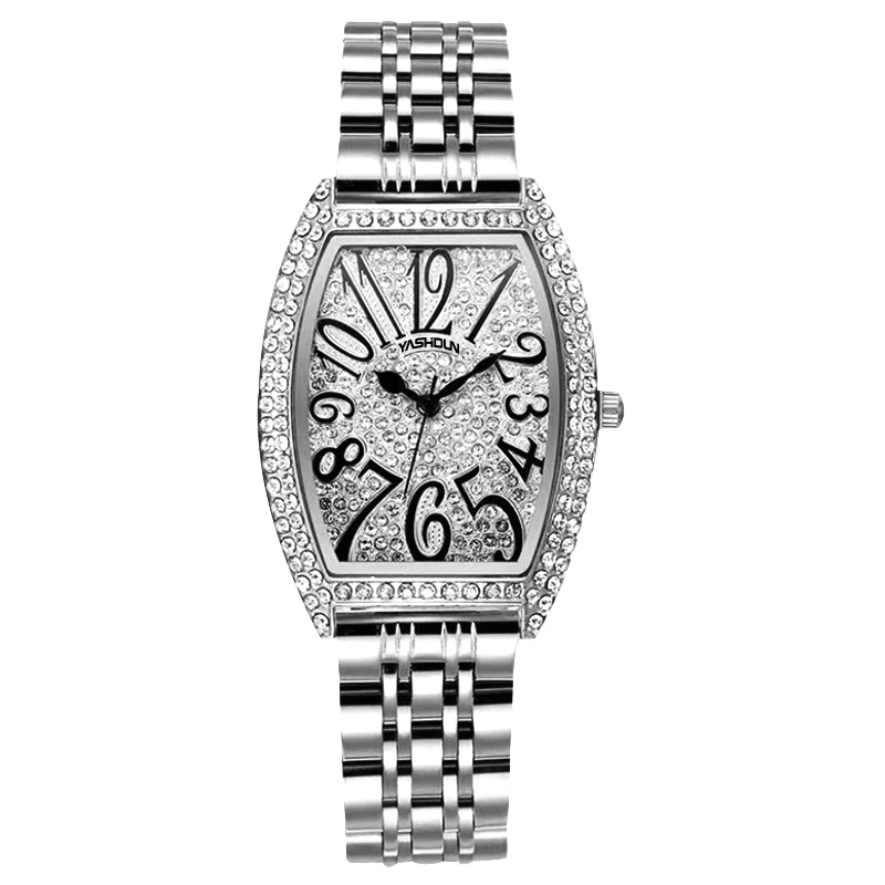 Luxury Brand Women Watch Luxury Full Rhinestone Quartz Clock Classic Female Women Watch Dial Watch Gift Relogio Feminino - Image 9