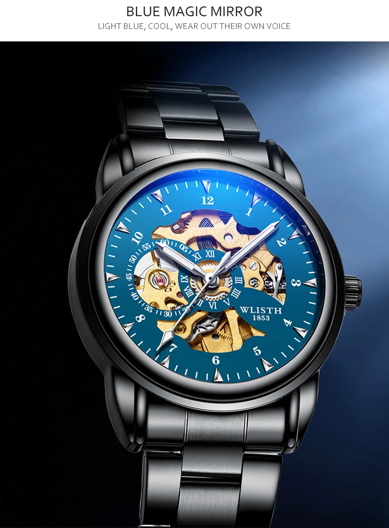 Man Watch Original Design Watch Machinery Men 's Watches Luxury Hollowing Watches For Men Waterproof Automatic Watch Mens Gifts - Image 18
