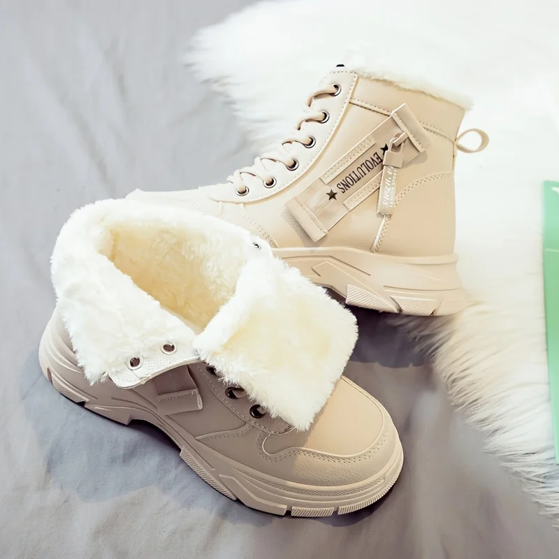 Women's Ankle Boot, Short Boot, Winter Boot with Thick Lining and Insulation, Stylish and Versatile, Thick-Soled Winter Boot - Image 5