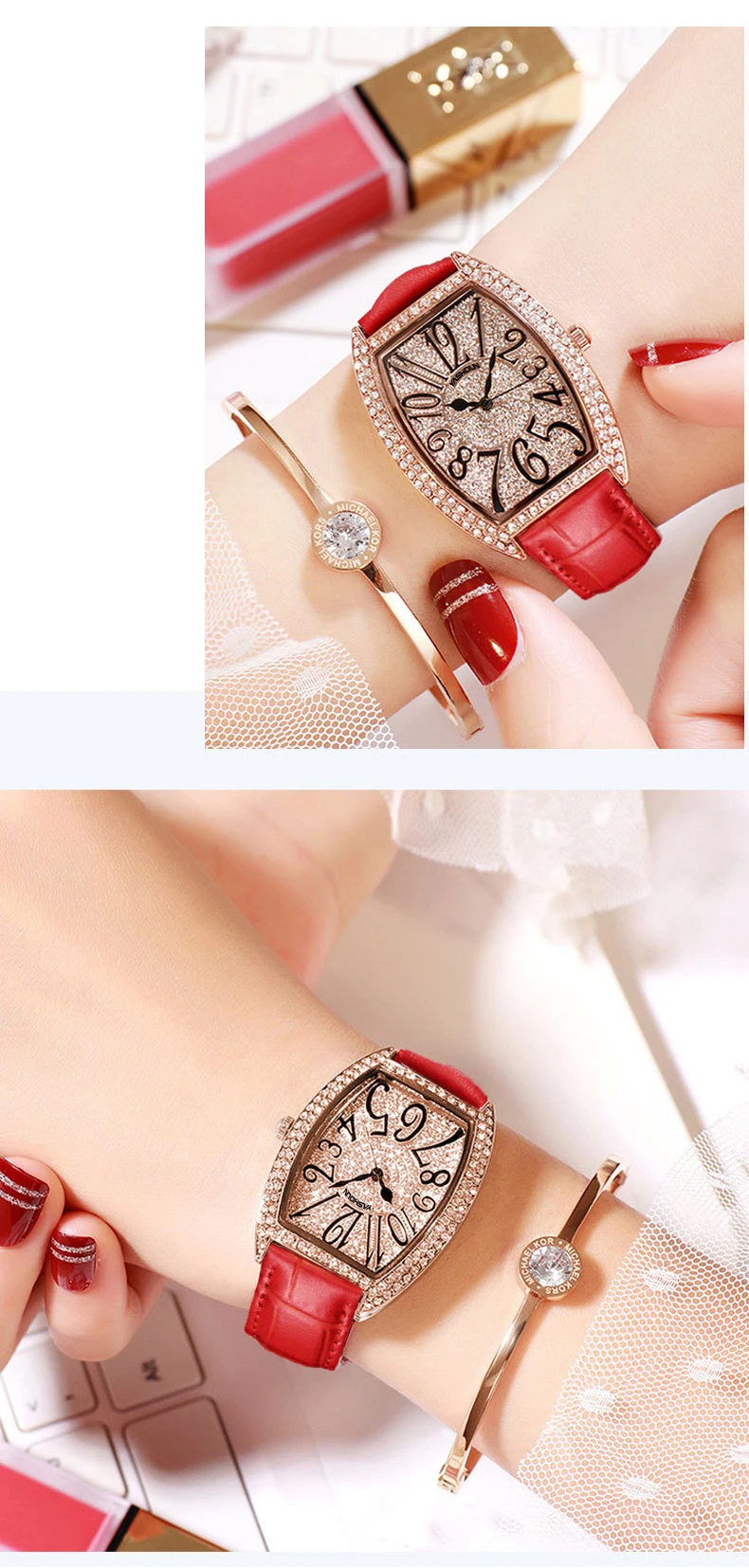 Luxury Brand Women Watch Luxury Full Rhinestone Quartz Clock Classic Female Women Watch Dial Watch Gift Relogio Feminino - Image 11