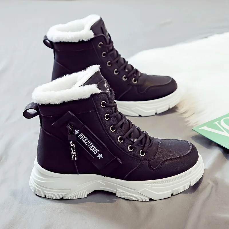 Women's Ankle Boot, Short Boot, Winter Boot with Thick Lining and Insulation, Stylish and Versatile, Thick-Soled Winter Boot - Image 7