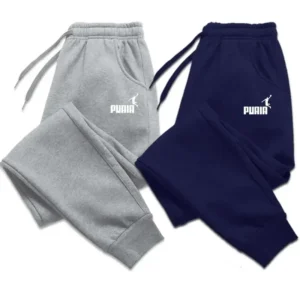2025 Men's trousers for autumn and winter, men's casual pants, fashionable soft sportswear pants, jogging sports logo print