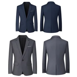 Mens Suit Jackets Casual 1 Button Slim Fit Blazers Suit Separates Coat Sport Coats for Wedding Prom Party