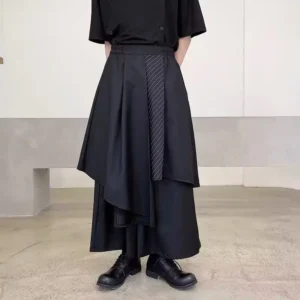 Culottes Dark Horse Face Pants Wide Leg Pants Women's Drop Neutral Design Culottes