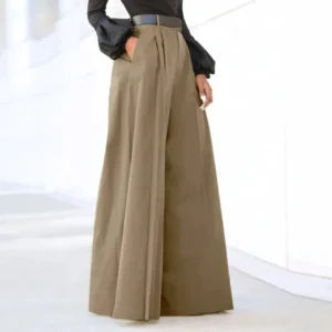 2025 Pants For Women Summer Autumn Palazzo Pants Printed Cropped Cotton Baggy Trousers With Pockets Female Oversized Trousers