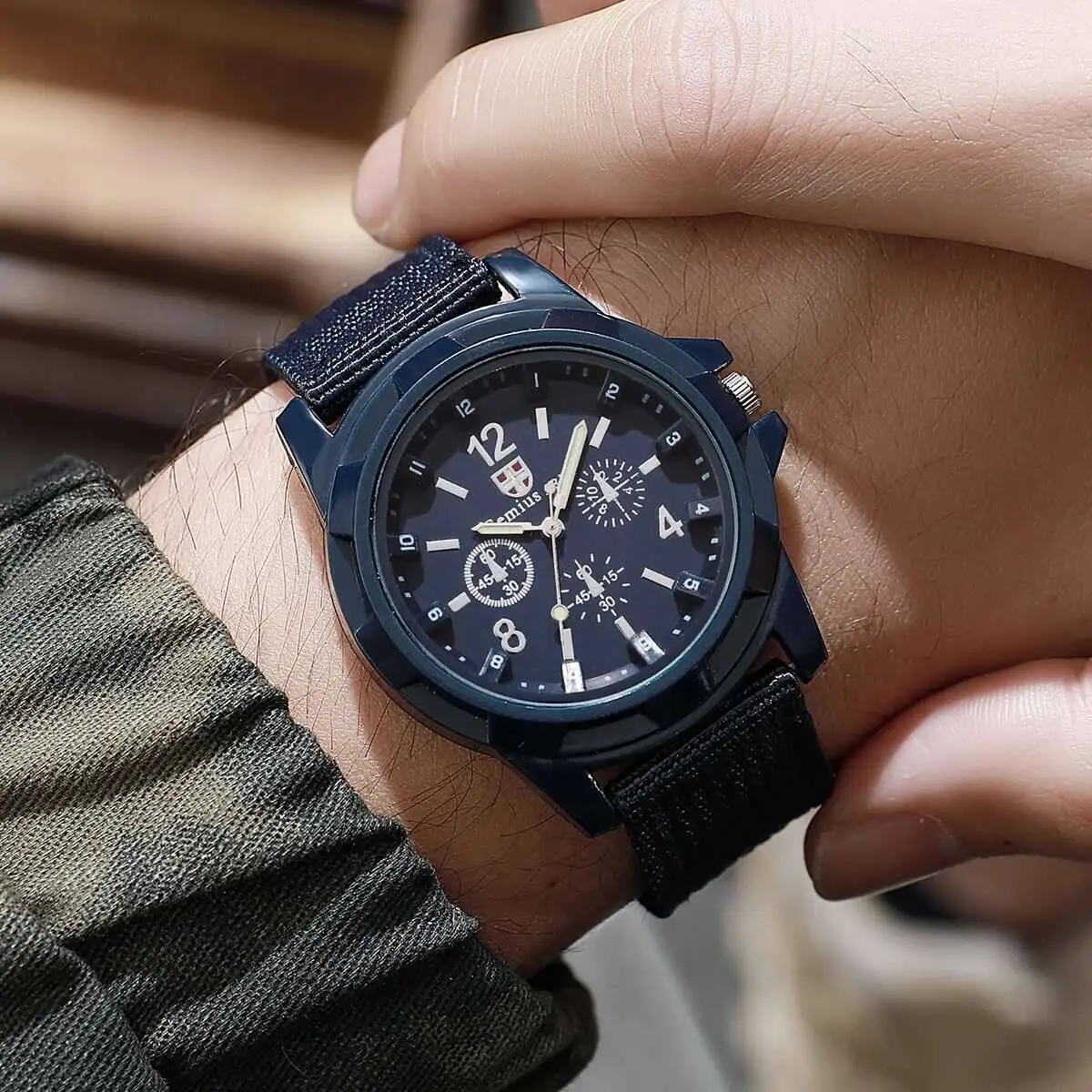 Men Military Watches Casual Nylon Band Mens Sport Quartz Watch Relogio Masculino Reloj Hombre(Without Box) - Image 12