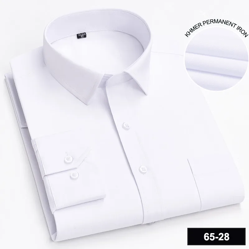 Men's Long Sleeve Shirt High-quality Fashion Casual Print Plaid Stripe Single Pocket Fit Business Formal Office Four Season Top - Image 26