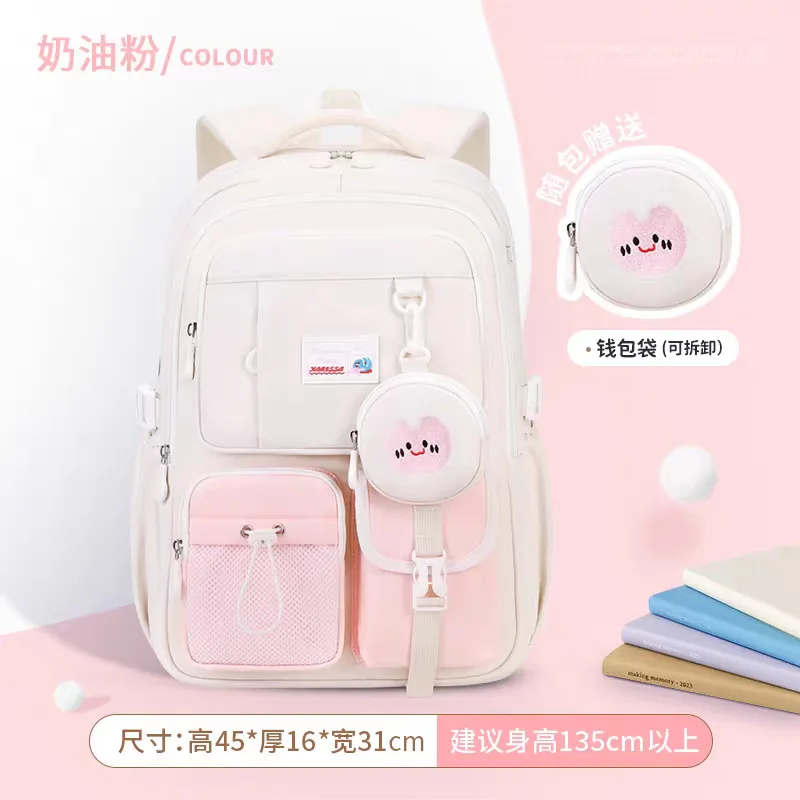Children School Bags for Girls Large Schoolbag Kawaii Primary Book Bag School Backpack Kids Waterproof Travel Rucksack 3-6 Grade - Image 9