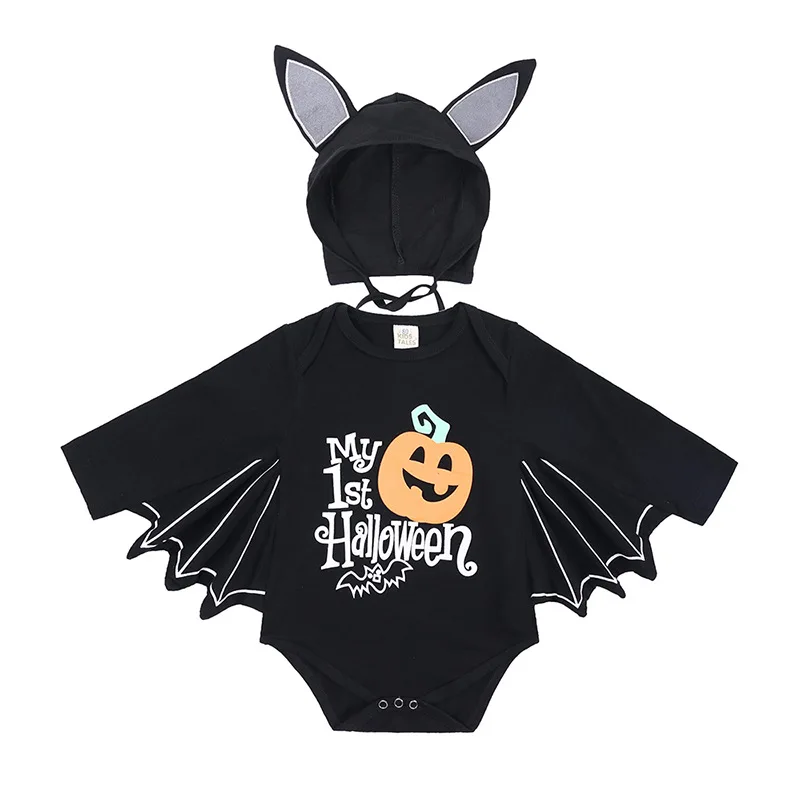 0-24Months Baby Boys Jumpsuits Halloween Costumes Children Halloween Cosplay Party Boy Clothes Long-sleeved Hoodie - Image 9