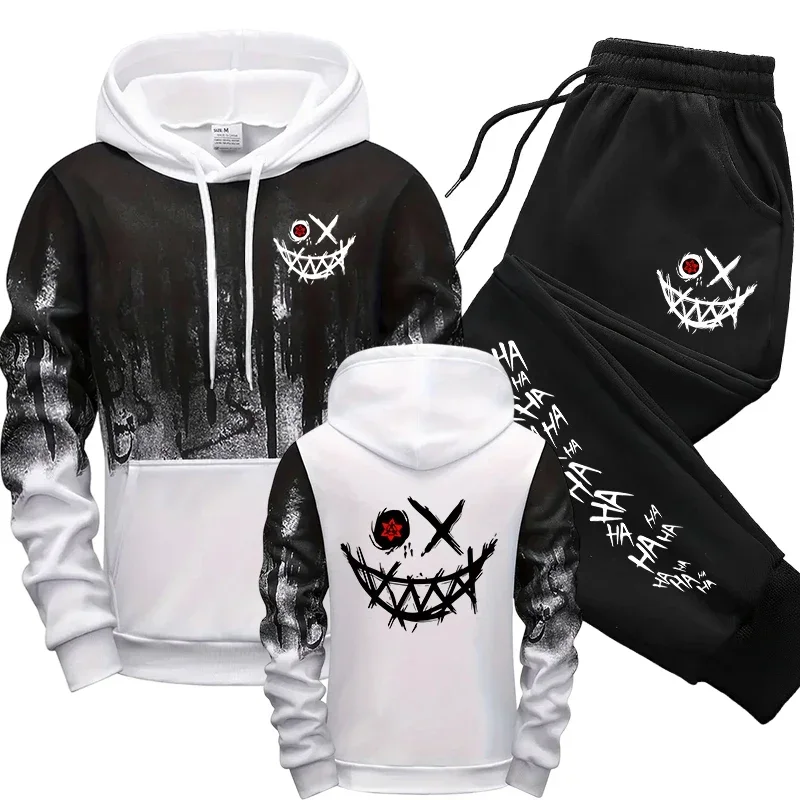 Men Single Piece Sweatshirts Sweatpants Versatile Men's Tracksuit Casual Comfort Fashion Daily Sports Simple Splashed Ink Hoodie - Image 2