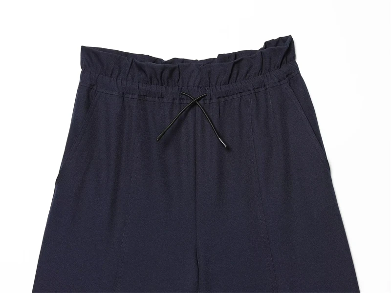 Women's Capri Pants 2026 New Fashion Spring Summer Layered Decorative Elastic Waist Casual Shorts Stylish Chic Female Pant - Image 4