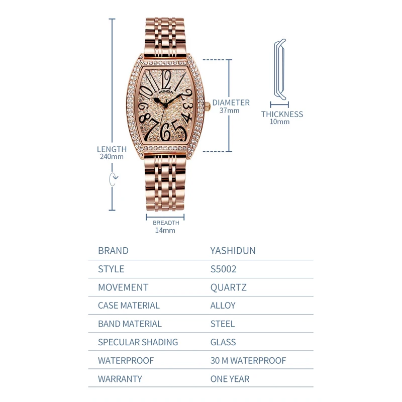 Luxury Brand Women Watch Luxury Full Rhinestone Quartz Clock Classic Female Women Watch Dial Watch Gift Relogio Feminino - Image 6