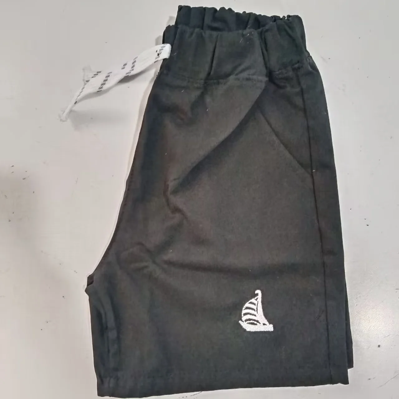 Children's Shorts Kids' Shorts Summer Solid Color Embroidered Shorts for Boys Girls Simple Cotton Pants for Babies Trendy Style - Image 8