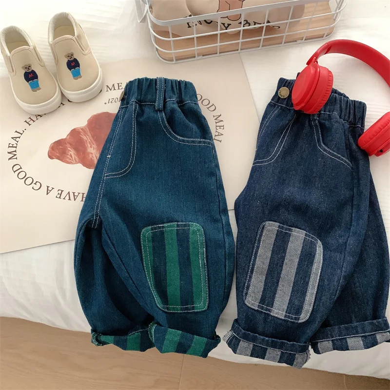 Children Pants 2025 Autumn Winter Trousers for Kids Stripe Casual Pants for Boys Girls Joggers Toddler Baby Clothing 1-6years - Image 2