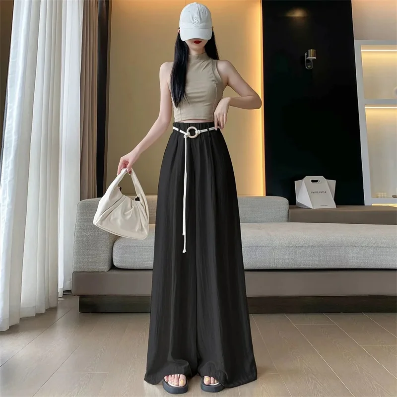 Female High Waist Culotte Pants Ladies Large Size 6XL Solid Color Casual Yamamoto Skirt Pantalons Women Loose Wide Legs Trousers - Image 5