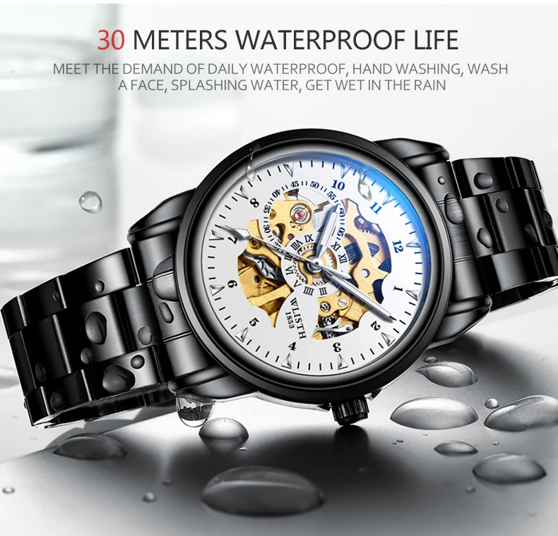 Man Watch Original Design Watch Machinery Men 's Watches Luxury Hollowing Watches For Men Waterproof Automatic Watch Mens Gifts - Image 20