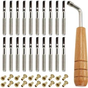 1 Set Of Professional Lyre Harp Accessories Including Sturdy String Nails Lyre Pegs Adjuster Tools For Musical Instrument