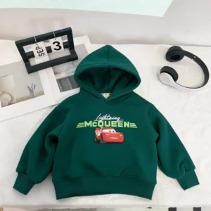 Hoodies For Kids Clothing Spring New Style Cartoon Car Fashion Sweatshirts Tops Hooded Long Sleeved Children's Costume Hoodie