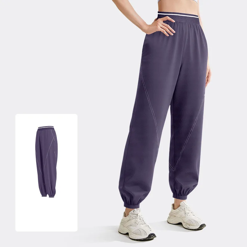 Women's Jogger Pants, Loose-Fitting Quick-Dry Fitness Pants, Lightweight Breathable High-Stretch Training Sports Pants, Casual Pants for Commuting, Shopping, and Outdoor Activities - Image 7