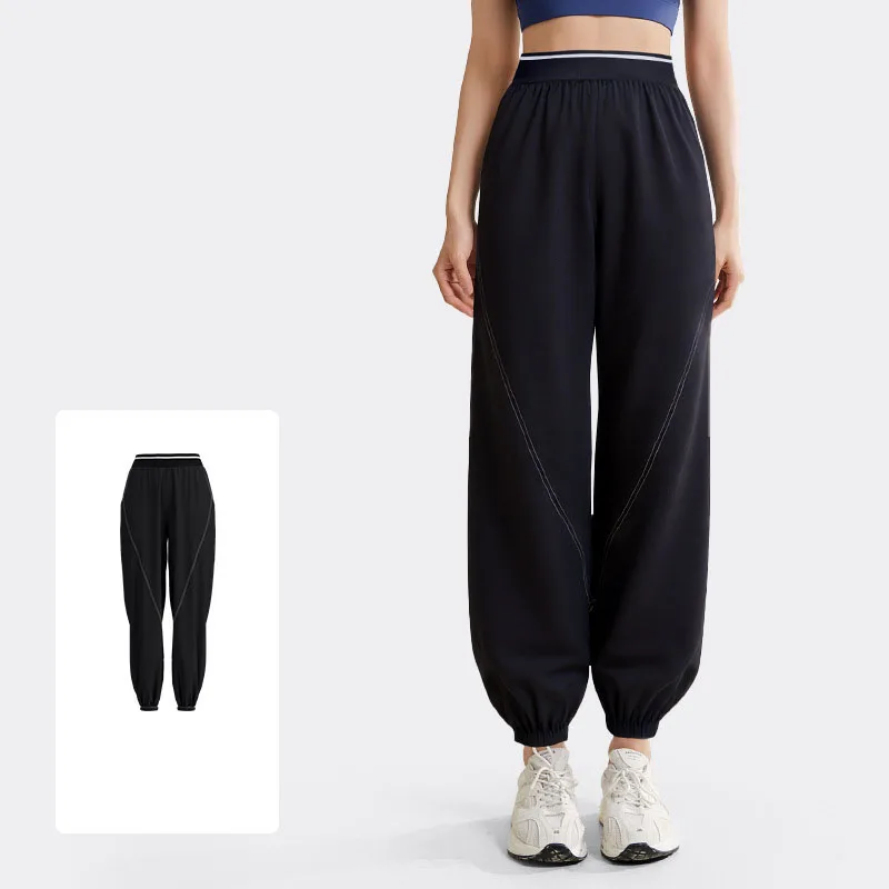 Women's Jogger Pants, Loose-Fitting Quick-Dry Fitness Pants, Lightweight Breathable High-Stretch Training Sports Pants, Casual Pants for Commuting, Shopping, and Outdoor Activities - Image 9