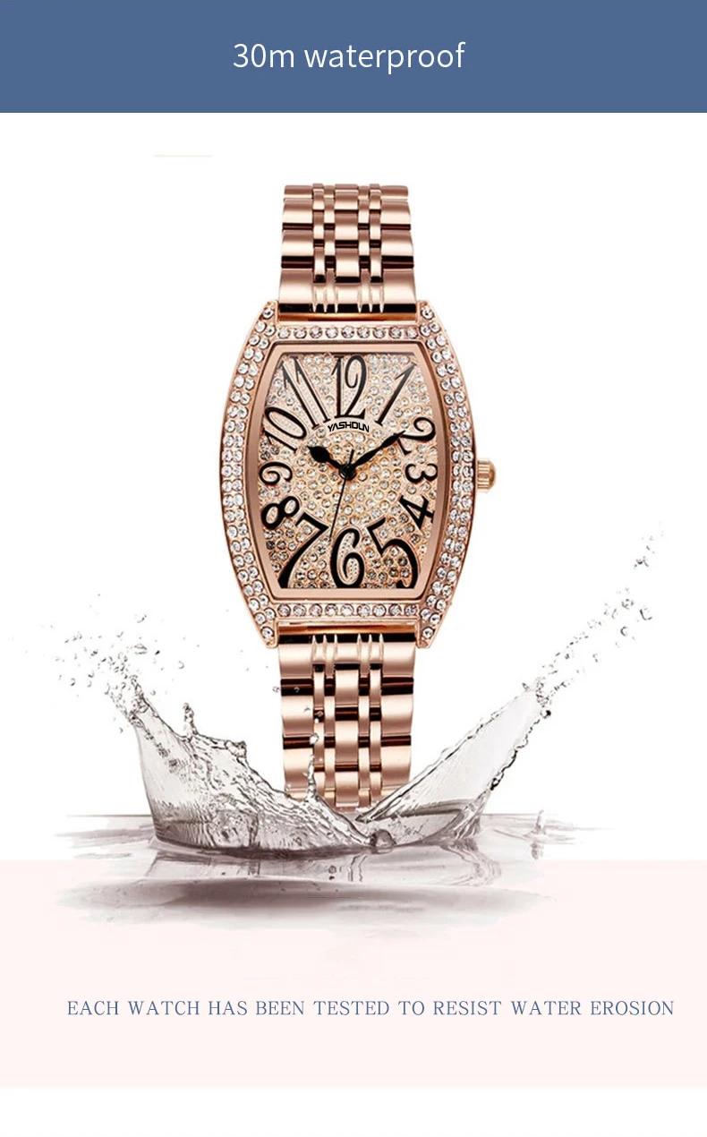 Luxury Brand Women Watch Luxury Full Rhinestone Quartz Clock Classic Female Women Watch Dial Watch Gift Relogio Feminino - Image 21