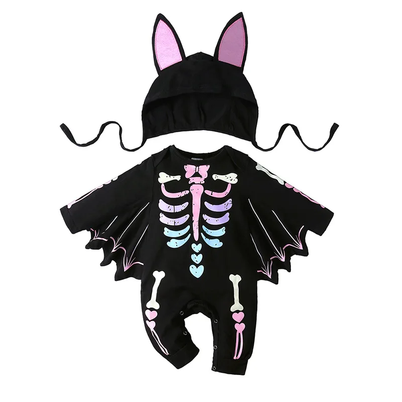 0-24Months Baby Boys Jumpsuits Halloween Costumes Children Halloween Cosplay Party Boy Clothes Long-sleeved Hoodie - Image 5