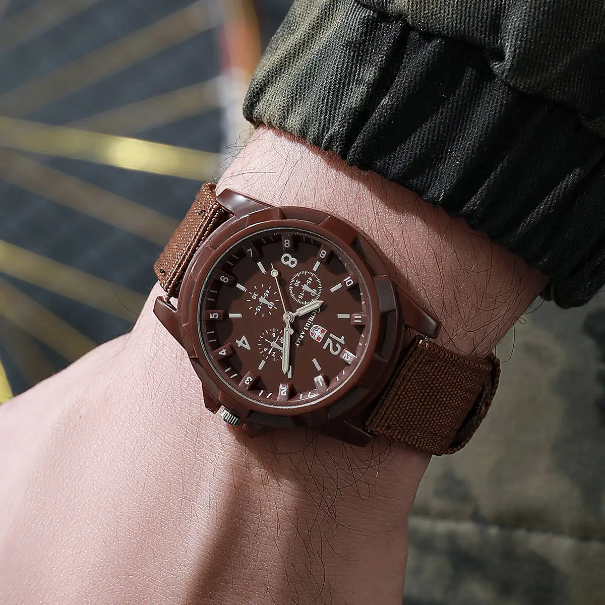 Men Military Watches Casual Nylon Band Mens Sport Quartz Watch Relogio Masculino Reloj Hombre(Without Box) - Image 5