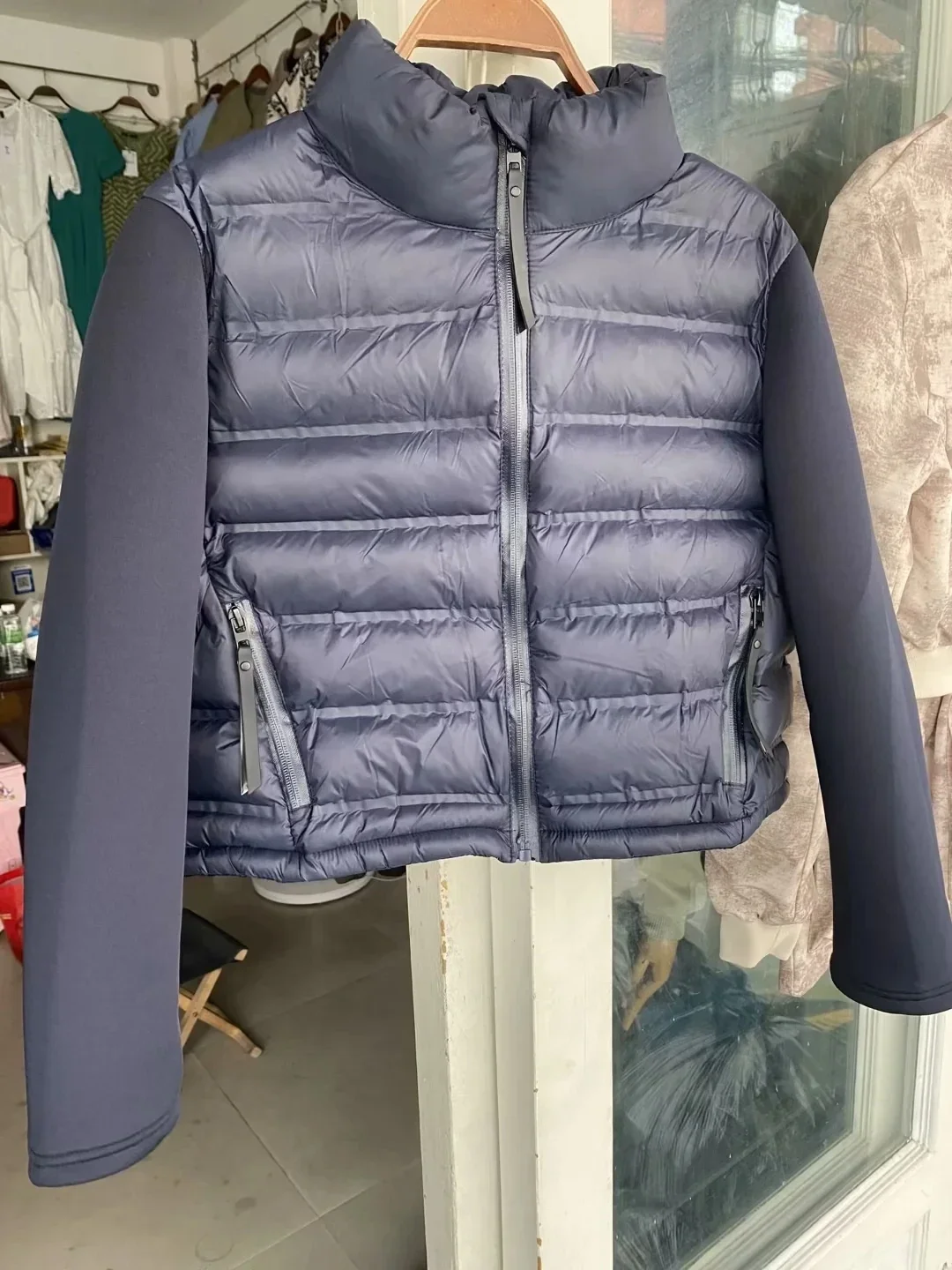 Winter Jackets For Women 2025 Black Spliced Long Sleeve Winter Women's Cold Coat Luxury Parkas Female New In Outerwear - Image 7