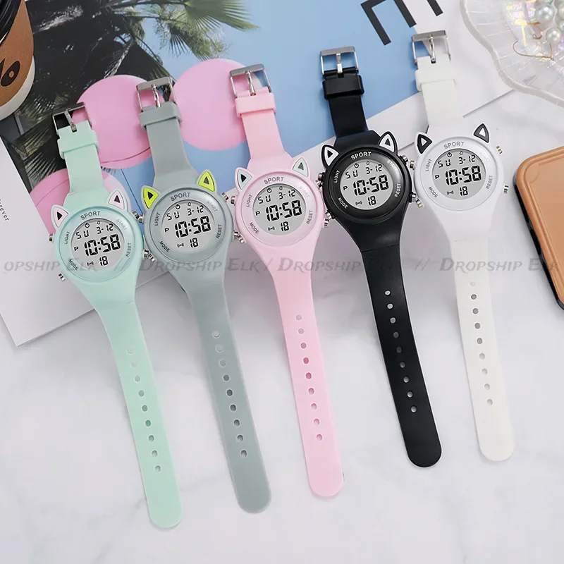 Children Electronic Watches for Girls and Boys Analog Digital Sport Led Simple Electronic Waterproof Wrist Watch Kids Relogio - Image 4