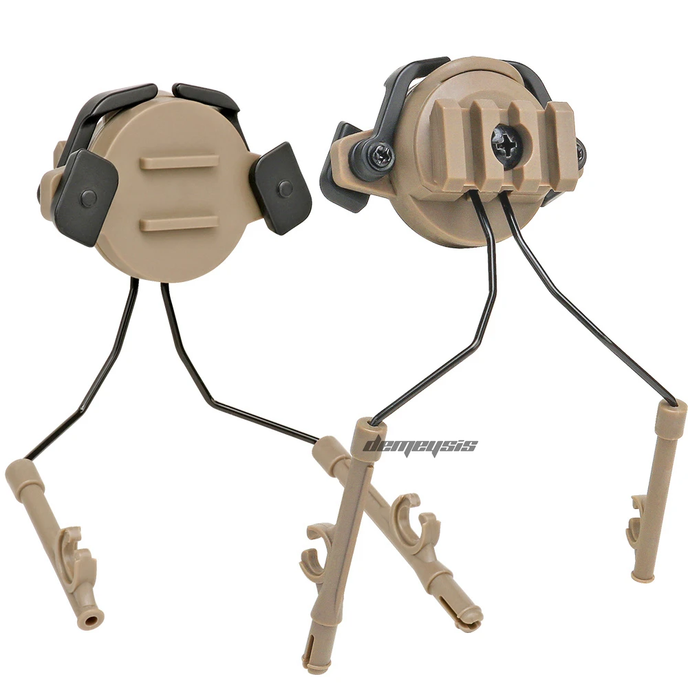 Tactical Helmet Accessories Airsoft Headset Holder Fast Helmets Rail Adapter Set Adjustable Rail Suspension Bracket - Image 9