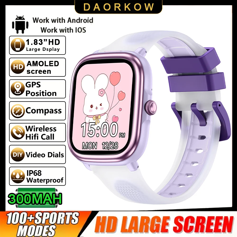 2026 New Smart Watch For Children HD Touch Screen Camera 26 Games Learn vocabulary Alarm Clock Calculator Birthday Gift Boy Girl - Image 7