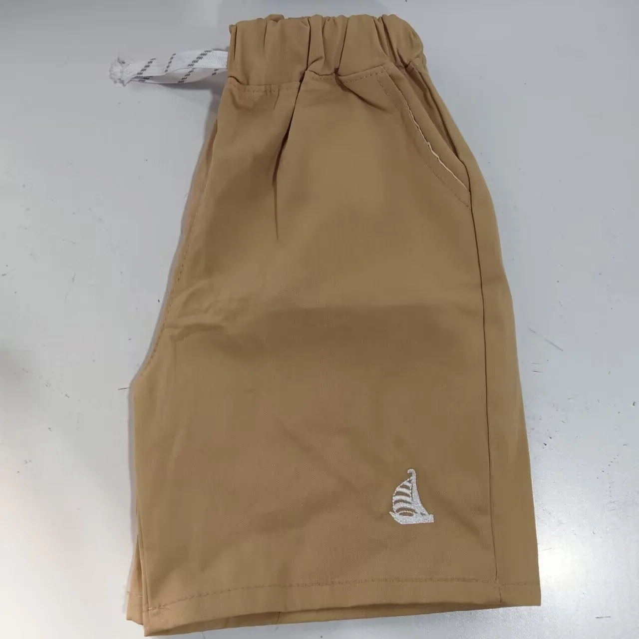 Children's Shorts Kids' Shorts Summer Solid Color Embroidered Shorts for Boys Girls Simple Cotton Pants for Babies Trendy Style - Image 7
