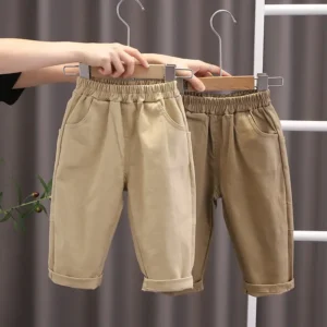 New Children long Pants Kids Spring Autumn Clothes Girls strips Trousers for Baby Boys Pants Toddler Pants Ribbed legging Pants