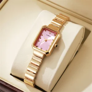 Luxury Ladies Watch 2025 Hot Simple Square Quartz Watches Fashion Stainless Steel Women's Dress Clock Gift Wristwatch