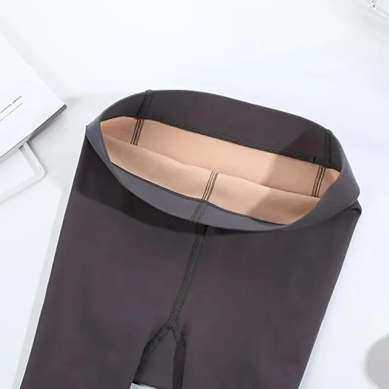 Women Thermal Leggings Winter Warm Sexy Elastic Translucent Pantyhose Female High Waist Slim Thicken Tight Pants - Image 6