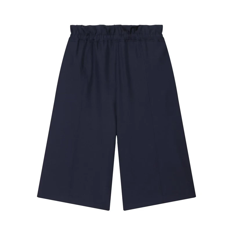 Women's Capri Pants 2026 New Fashion Spring Summer Layered Decorative Elastic Waist Casual Shorts Stylish Chic Female Pant - Image 3