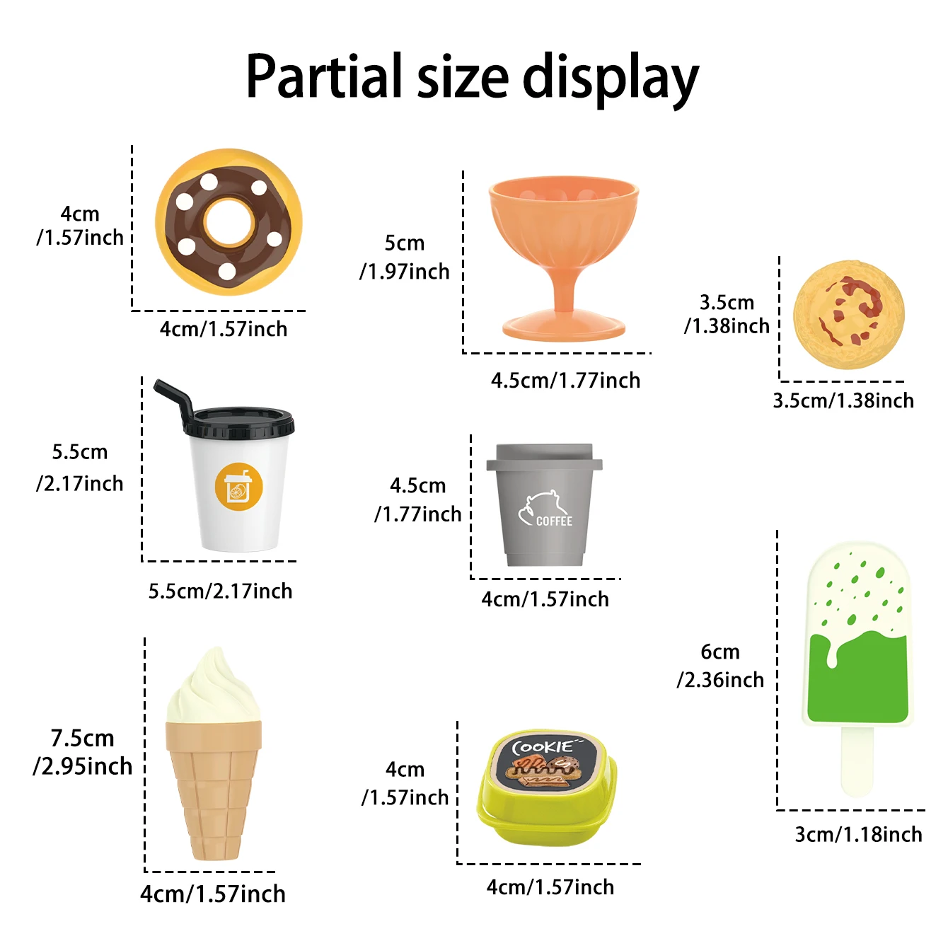 Children's toys: Pretend play, barbecue, fast food, pizza, sushi, afternoon tea, desserts, kitchen food, toy sets - Image 6