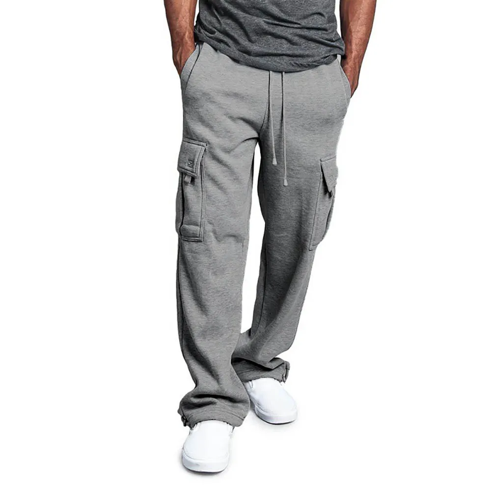 Men's Cargo Pants Track Pants Street Bottoms Fitness Gym Workout Running Training Exercise Breathable Soft Male Sweatpant - Image 5