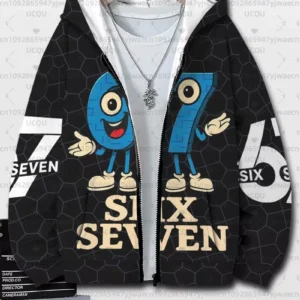 Hoodies For Kids 67 Six Seven Italian Brain Rot Math Joke Tops Y2k Game Saying Zipper Clothes Graphic Y2k Children's Hoodies