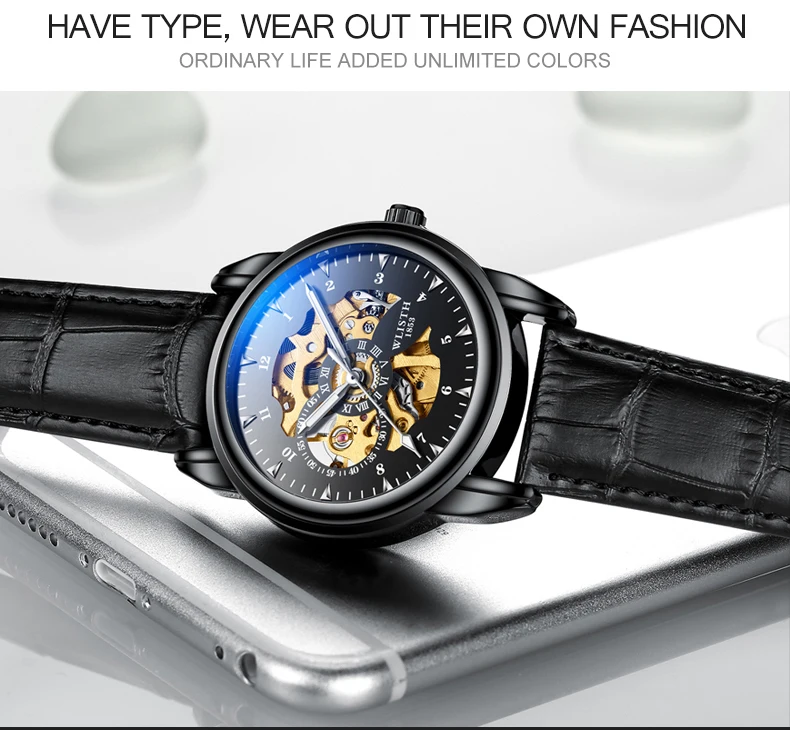 Man Watch Original Design Watch Machinery Men 's Watches Luxury Hollowing Watches For Men Waterproof Automatic Watch Mens Gifts - Image 28