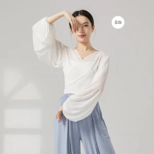 Classical Dance Tops Women Practice Clothes Dance Shirts Performance Clothes Chinese Dance Tops Dance Performance Costume