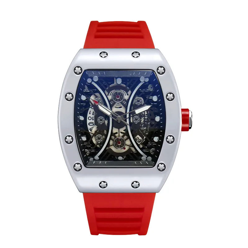 Men's Watch Light Luxury Brand Wine Barrel dial Fashionable Night Glow Sports Watch Calendar Clock Reloj L146 - Image 7